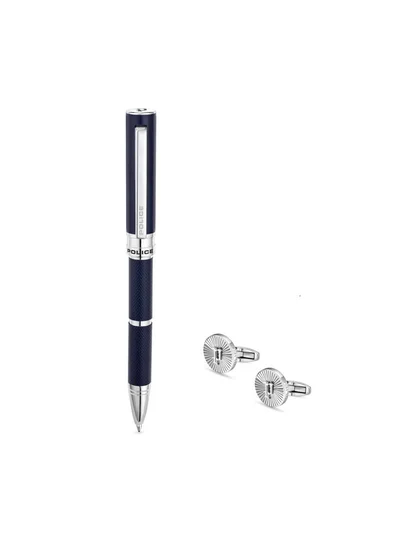POLICE Segoe Pen & Cufflinks Gift Set for Men